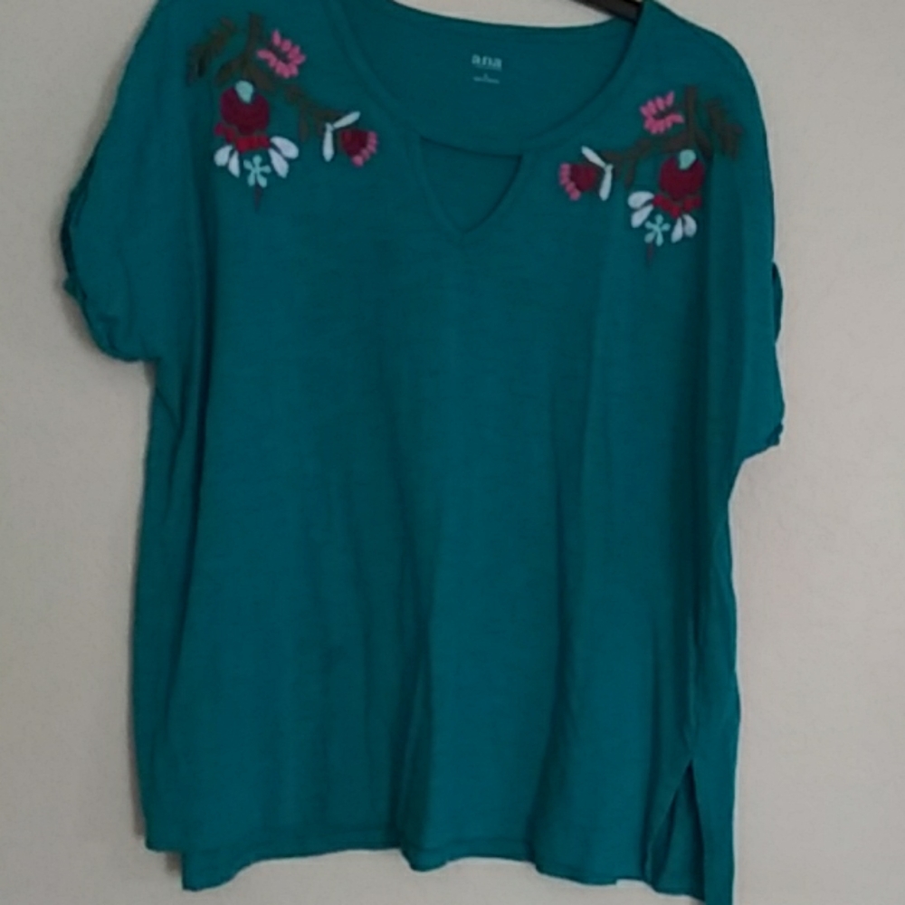A.n.a Turquoise blouse
